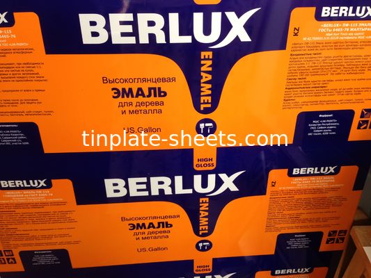 6 Impression couleur Plaque d'étain pour faire des biscuits conserves de gâteaux Prévention de la rouille T3 T4 T5 DR8