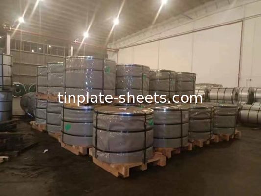 3-8 tonnes bobine en acier sans étain JIS G3303 Surface de pierre standard Finie T3 T4 T5