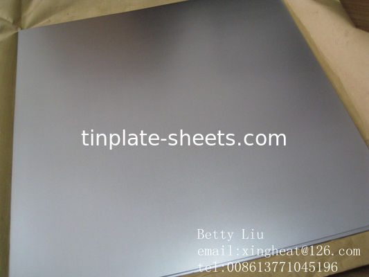 Plaques d'étain électrolytique avec recuit BA JIS G3303/EN10202/ASTM624 Conditions de paiement standard L/C/T/T/DP 25 tonnes métriques MOQ