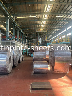 Plaques d'étain durables pour les boîtes de produits chimiques et alimentaires 0,15-0,49 mm épaisseur 600-986 mm largeur durable abordable polyvalent