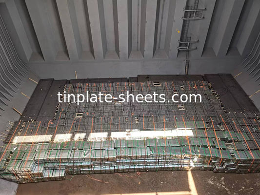 JISG3303 Plaques d'étain électroïtique standard T2 T2.5 T3 T4 T5 Étain à température