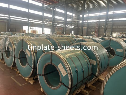 L'étain de bonne qualité Coil 0,15 mm-0,49 mm Épaisseur 2,8/2,8 revêtement d'étain T2,5 T3 T4 T5 finition en pierre finition brillante