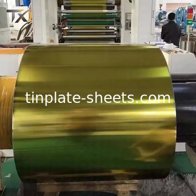 Coil de tôle en étain laqué multicolore à haute résistance