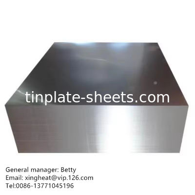 Coil d'étain pour feuille d'étain avec matériau MR et SPCC BA annealing et pierre brillante argent et finition de surface mate