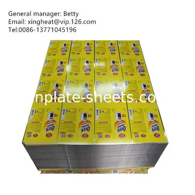 ASTM624 Plaques d'étain électroïtique standard T2 T2.5 T3 T4 T5 Température