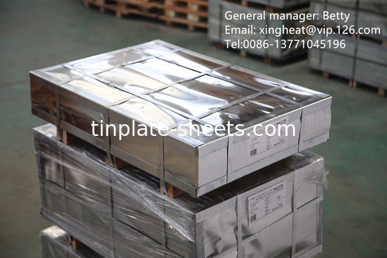 T4 Plaque d'étain laqué Plaques d'étain durables et polyvalentes pour l'impression et l'emballage