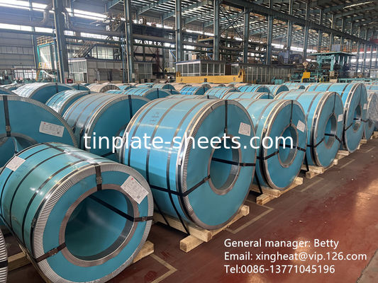 T3 T2 T4 T5 acier plaqué argenté en étain pour la fabrication de boîtes sur mesure