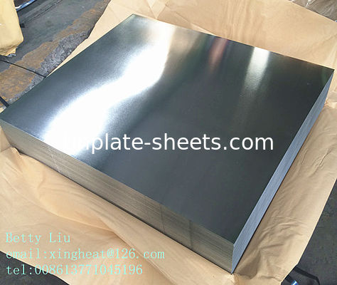 Plaque d'acier sans étain de surface de pierre pour fond de boîtes rondes et revêtue de chrome électrolytique durable