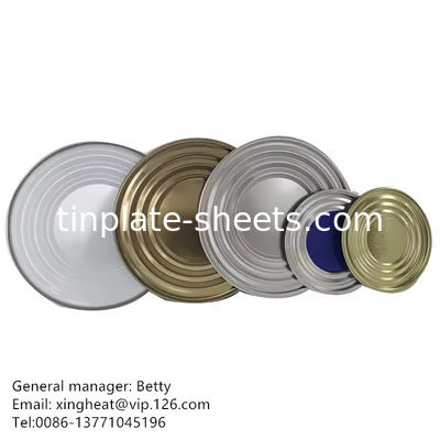 Produits d'étainerie Plaque d'étain laqué pour emballage durable et polyvalent