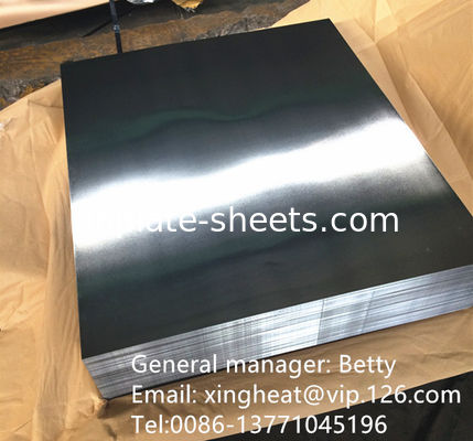 Des feuilles d'étain lisses et esthétiques pour une meilleure performance et une meilleure résistance à la corrosion