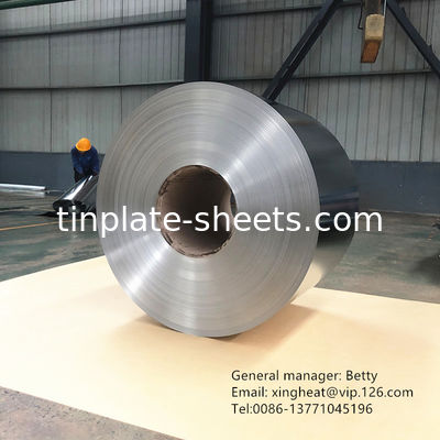 Coil en acier sans étain standard ASTM de type AiSi 0,17 mm - 0,48 mm épaisseur