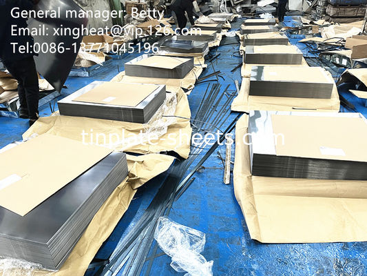Produits d'étainerie Plaque d'étain laqué pour emballage durable et polyvalent