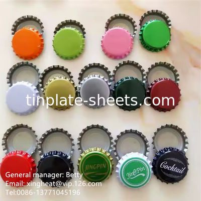 4 couleurs imprimées bobine en acier sans étain BA et CA Recuit à haute résistance T3 T4 T5