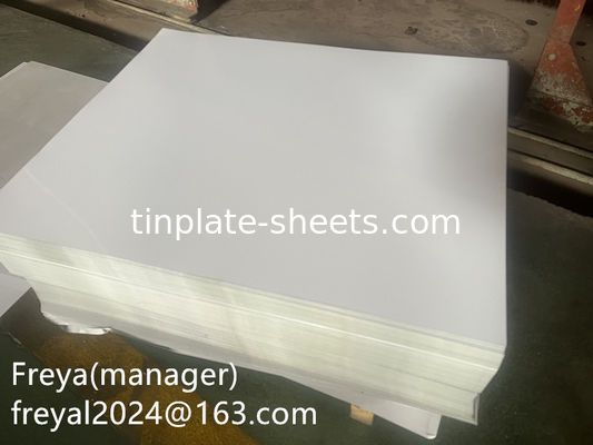 Plaques d'étain pour les boîtes d'emballage JIS G3303 Standard T3 T5 DR8 STONE FINISH plaques d'étain électrolytiques