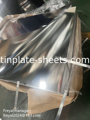 Électrolithique de la tôle 2.8/2.8 JIS G330 pour les bouchons de couronne 1.1/1.1 Fabricant de la tôle T2.5 T3 T4 T5 DR8 DR9