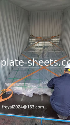 Plaques d'étain conformes aux normes JIS G3303 EN10202 et ASTM624 pour les canettes de produits chimiques et alimentaires