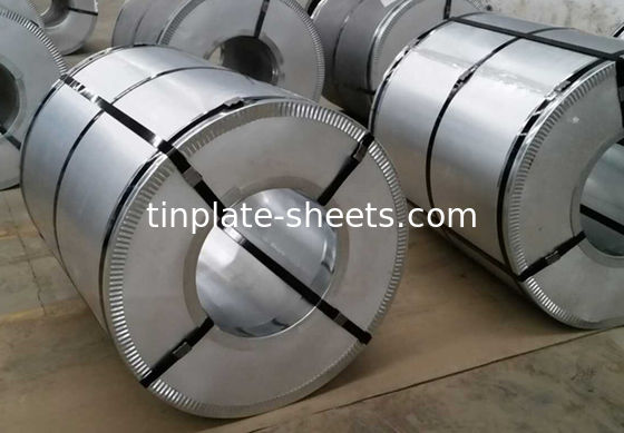 Coil en fer blanc pour les matériaux de fabrication de boîtes Conçu pour les boîtes alimentaires Boîtes de boissons Boîtes d'aérosol et plus