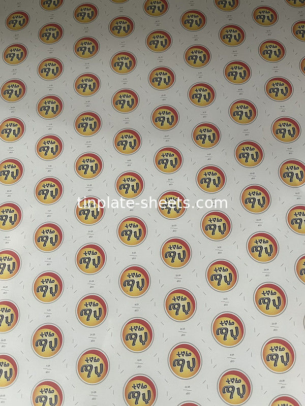 Plaques d'étain électrolytique pour les boîtes de conserve chimiques et alimentaires 0,15-0,49 mm Épaisseur 600-986 mm Largeur T2-T5 Température BA Recuit