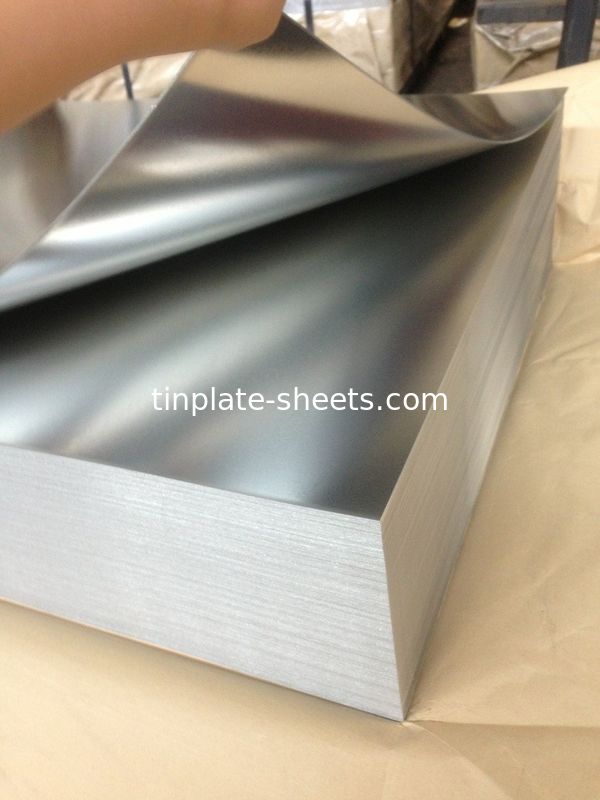0.13-0.48 mm Épaisseur T3 T4 Plaque d'étain électro Excellente résistance à l'érosion