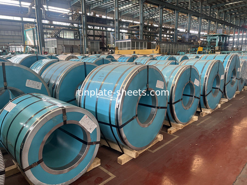 Largeur 512-980 mm T4 T5 DR8 Plaque d'étain électrolytique de premier ordre haute résistance à la corrosion