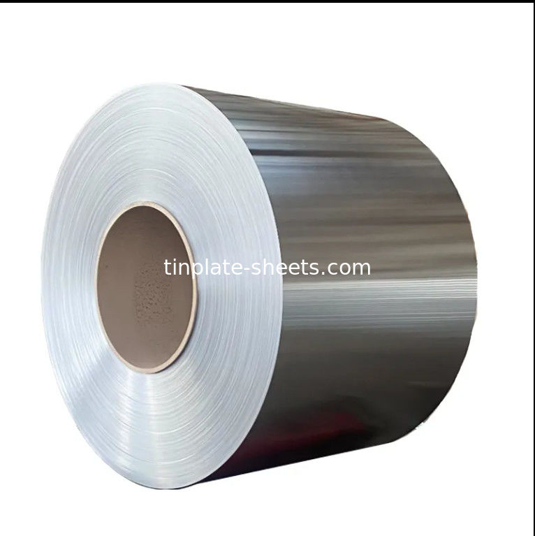 Coil en fer blanc 0,15 mm-0,49 mm Épaisseur 2,8/2,8 2,0/2,0 revêtement en fer blanc T2,5 T3 T4 T5 finition en pierre finition brillante