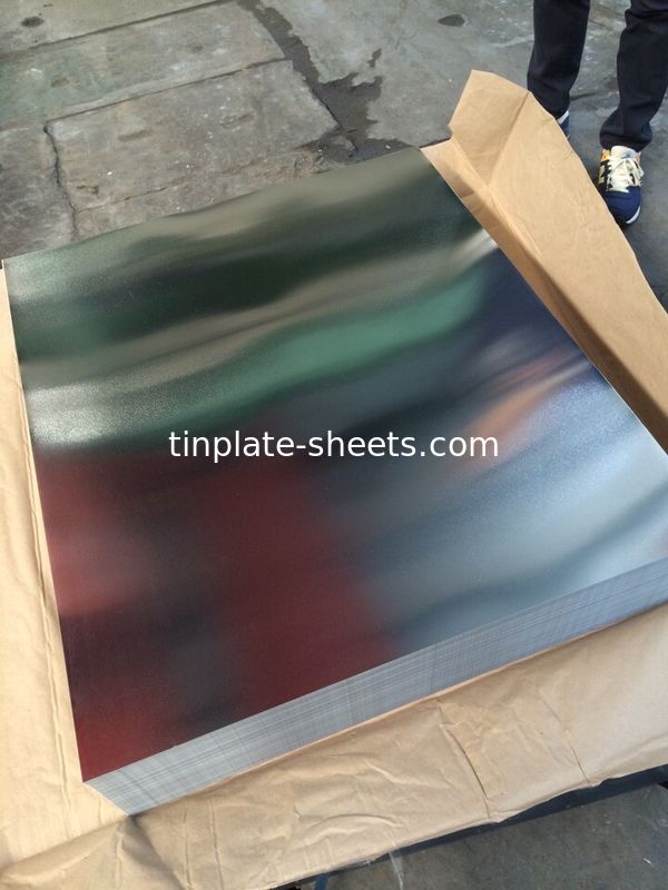 feuilles d'étain de bonne qualité 2.0/2.0 pour l'emballage Cannes JIS G3303 Norme DR8 T4 T3 T2.5 2.8/2.8 finition en pierre
