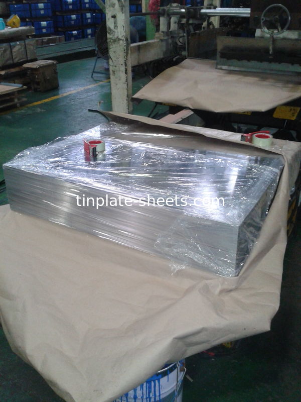 feuilles d'étain de bonne qualité pour l'emballage Cannes JIS G3303 Standard DR8 T4 T3 T2.5 2.8/2.8 finition en pierre