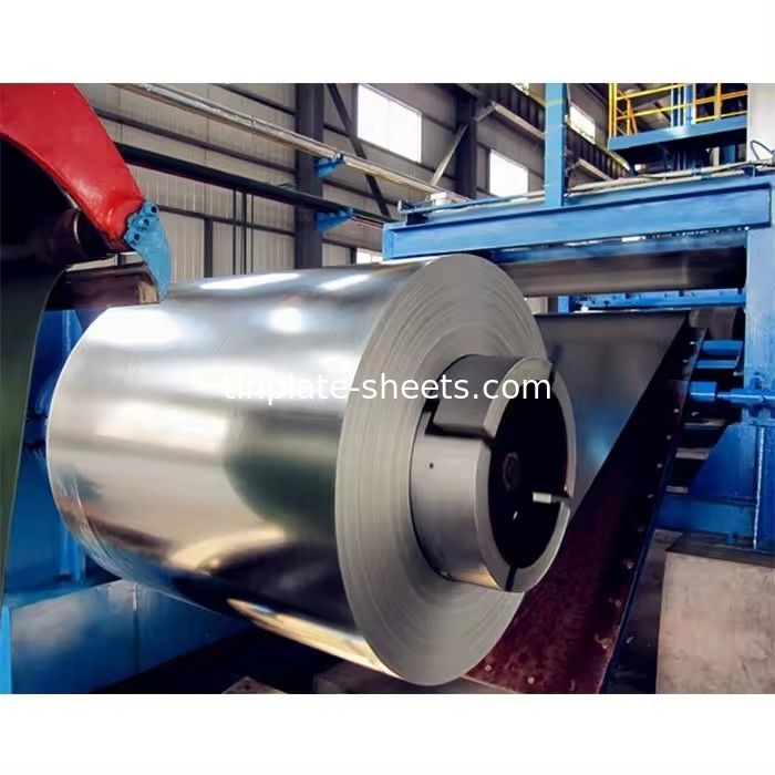 Largeur 512-986 mm Prime électrolytique étain de tôle enroulée revêtement d'étain 2.8/2.8 T4 T5 TS260 TH520