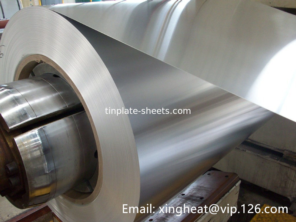 T4 Ligne de production de bobines d'étain pour les boîtes alimentaires bobine d'étain d'étain électrolyse d'étain dans la bobine de pierre feuille d'étain de broyeur