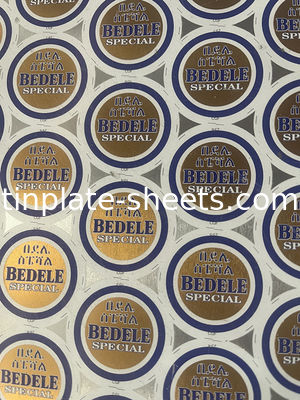 4 couleurs imprimées bobine en acier sans étain BA et CA Annealing haute résistance