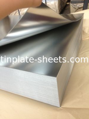 0.13-0.48 mm Épaisseur T3 T4 Plaque d'étain électro Excellente résistance à l'érosion