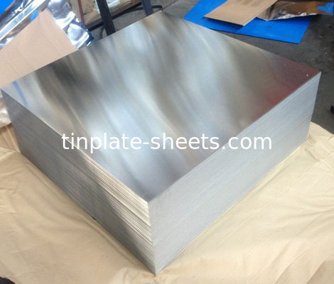 feuilles d'étain de bonne qualité pour l'emballage Cannes JIS G3303 Standard T3 T2.5 2.8/2.8 finition en pierre