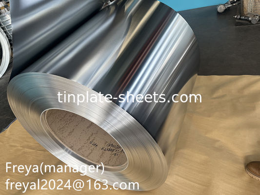 Personnalisation Des feuilles de bobine d'étain électrolytique usine Fabricant revêtement d'étain 2.8/2.8 Pour les conserves alimentaires