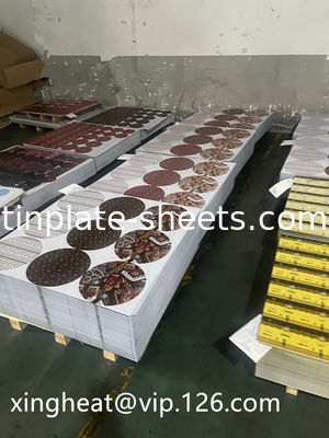 Rohs 0,15 mm-0,40 mm épaisseur boîtes d'étain pour la fabrication de boîtes de rangement 2.0/2.0