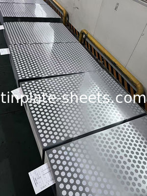 Plaque d'étain imprimée recuit BA avec une surface lisse et brillante pour une esthétique améliorée